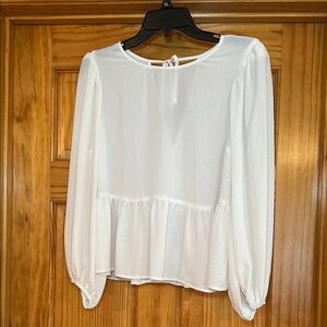EXPRESS peplum long sleeve